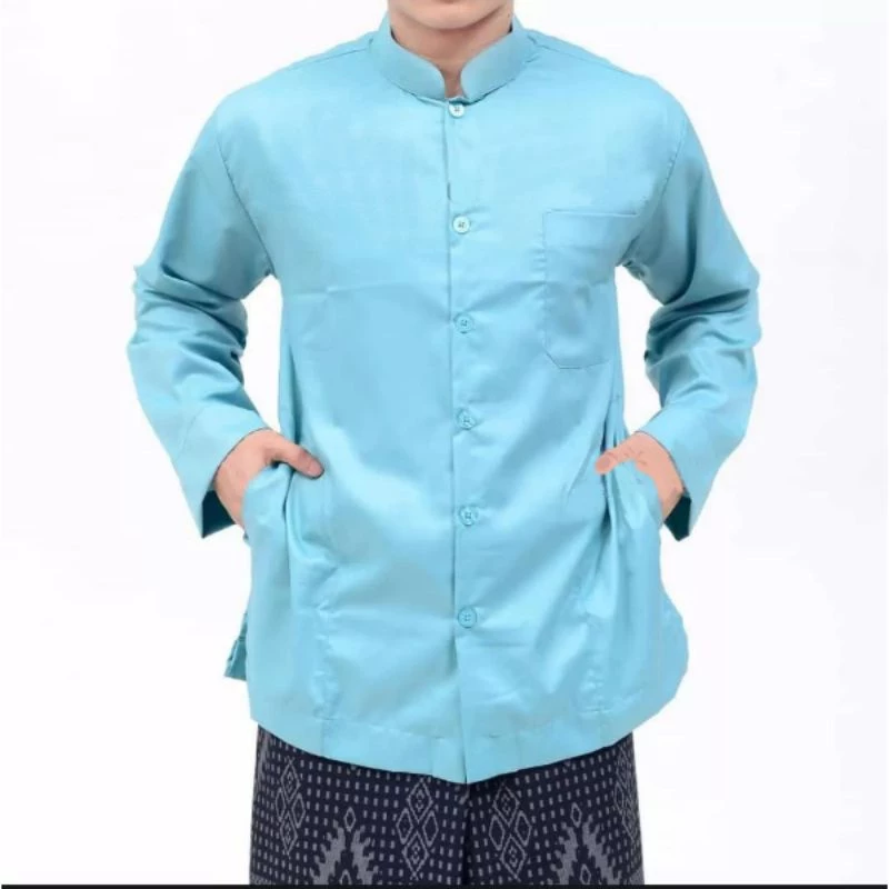 HAIBAHkoko SIDE POCKET PLAIN HABAIB LONG SLEEVE