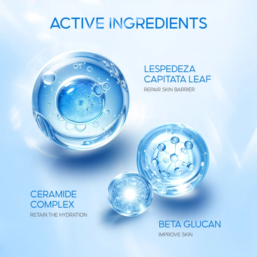 ELFORMULA Intensive CeraHydro Moisturizer Gel Skin Barrier Repair Moisturiser Skincare for Face with Ceramide 50ML