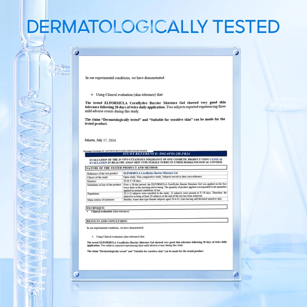 ELFORMULA Intensive CeraHydro Moisturizer Gel Skin Barrier Repair Moisturiser Skincare for Face with Ceramide 50ML
