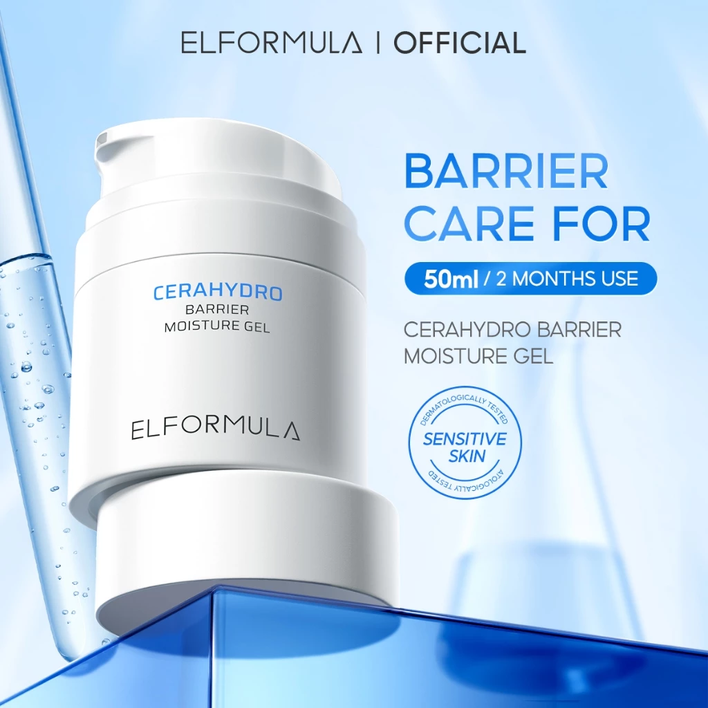 ELFORMULA Intensive CeraHydro Moisturizer Gel Skin Barrier Repair Moisturiser Skincare for Face with Ceramide 50ML