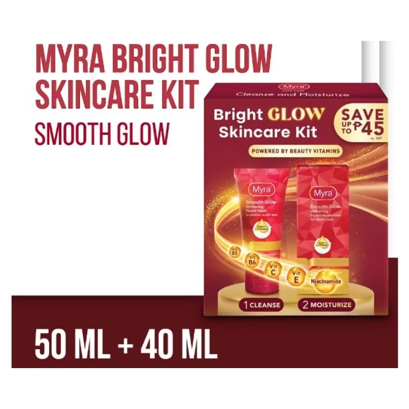 Myra Lotion Whitening Set of 3 Whitening Lotion, Facial Wash,Beauty Soap Bar