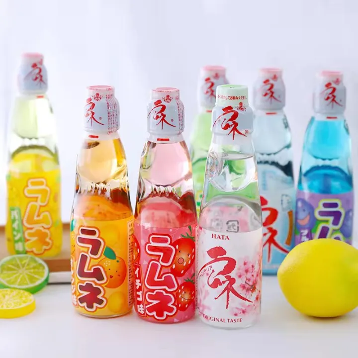 Japan Hata-kosen Ramune Soda Drinks 日本哈达 弹珠汽泡水 200ML