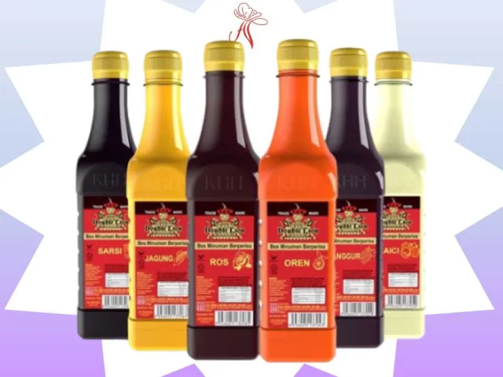 Double Lion Bes Minuman 375ml Pelbagai Perisa Anggur/Tembikai Susu/Tebu/Ros/Oren dll Huat Tiong