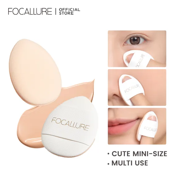 FOCALLURE Mini-Size Puff Finger Shape Puff Soft Cosmetic Puff Sponge Makeup Beauty Tools