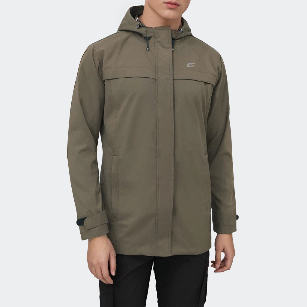 ELGINI E16214 Jaket Windbreaker Bertopi Tahan Air S-XXL | Hooded Windbreaker Water-Resistant