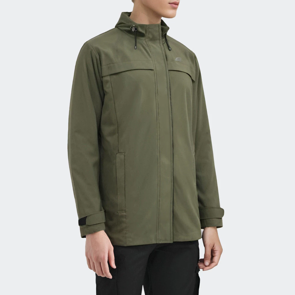 ELGINI E16214 Jaket Windbreaker Bertopi Tahan Air S-XXL | Hooded Windbreaker Water-Resistant