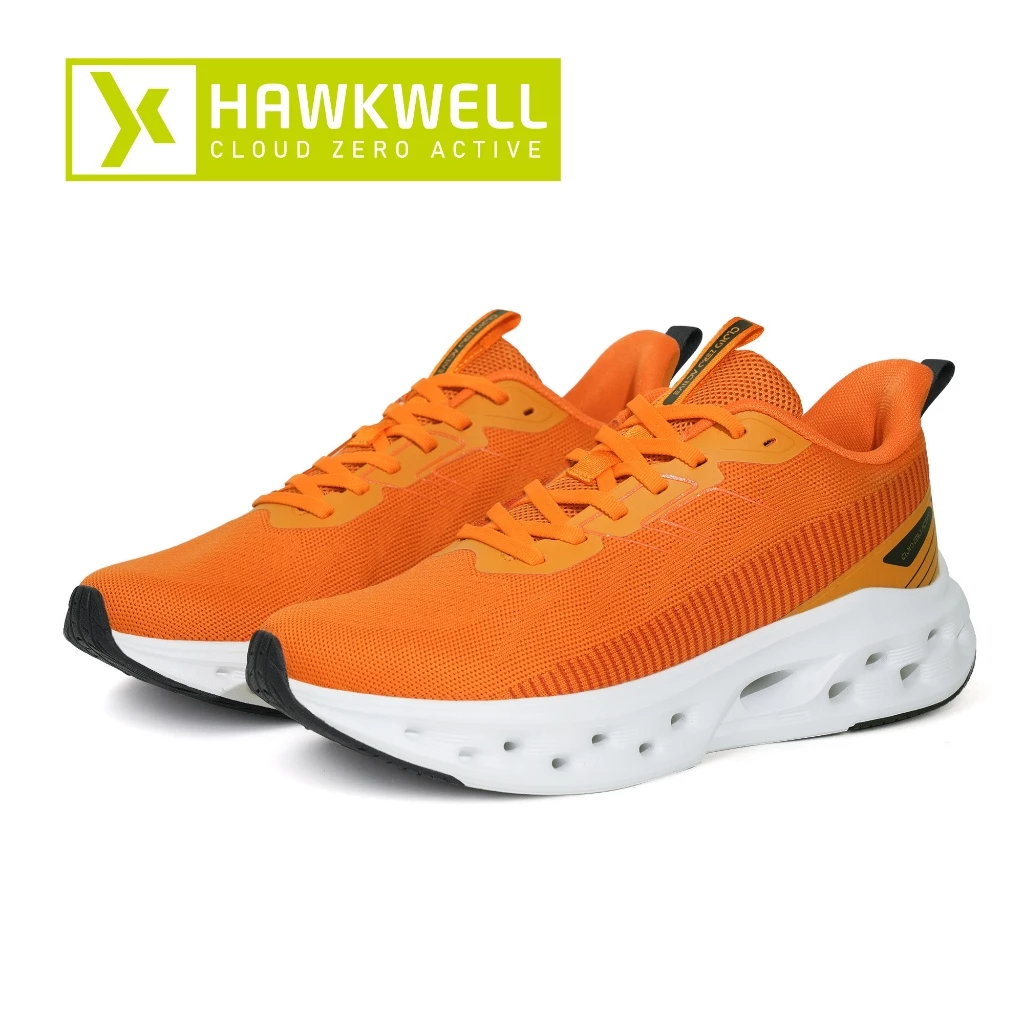 Hawkwell Men Cushioned Running Shoes Non Slip Sneakers Athletic Sports Walking Gym Shoes with Hollow Out Sole - Billio/9630