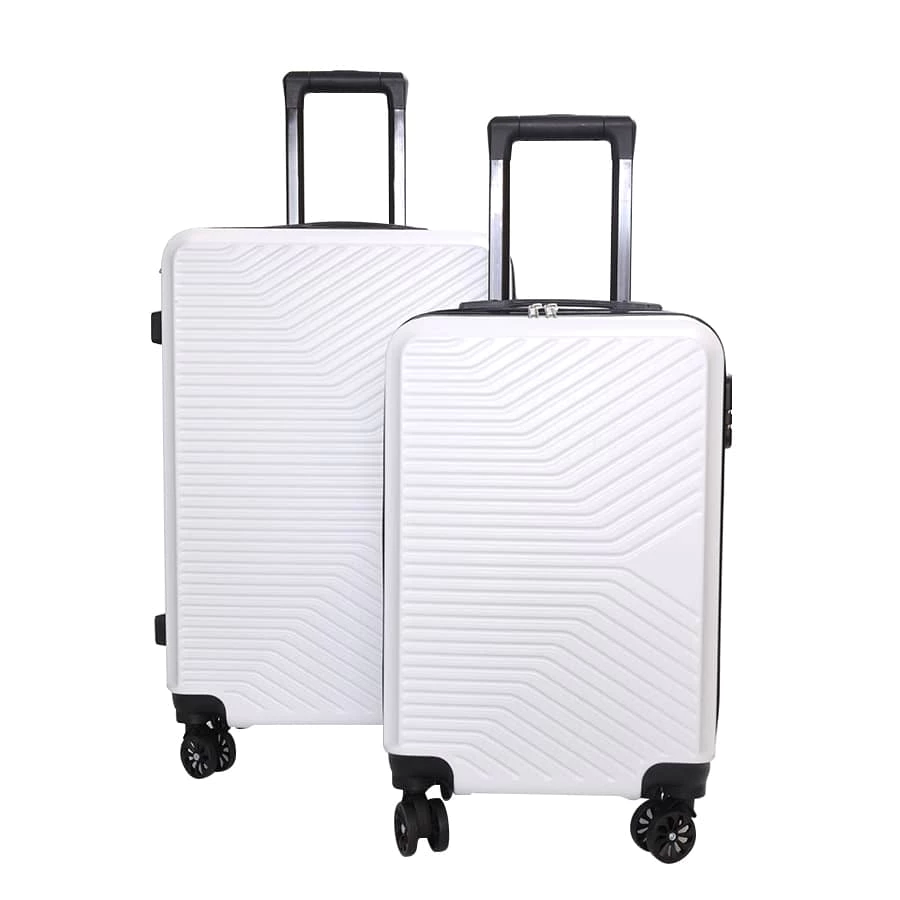 Plain travel luggage bag 16inch 20inch 24inch ABS material suitcase beg bagasi