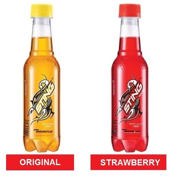 Sting Energy Drink 330ml (Strawberry/Original)