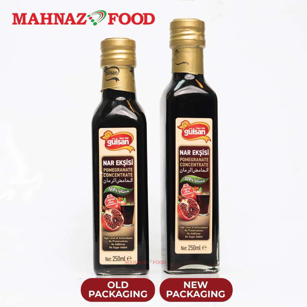 Mahnaz Food Gulsan Pomegranate Concentrate Pati Delima (250ML / 1L)