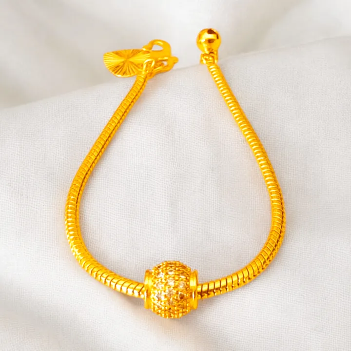 Bracelet Rantai Tangan Perempuan Rantai Emas Sadur Rantai Emas Korea Rantai Emas Bangkok 916 Rantai Tangan Viral