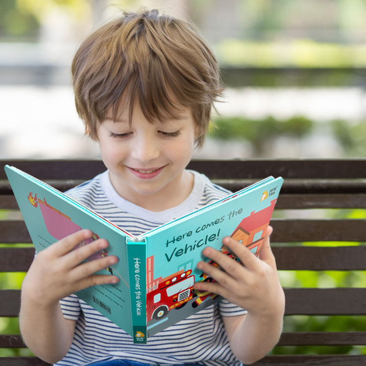 BEAR TALE Vehicle Lift-The-Flap Pictures Book for Kids Early Education 10 Pages