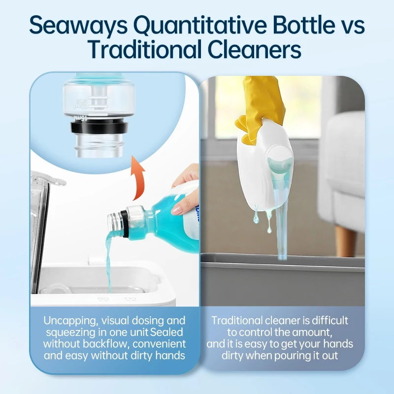 Seaways Floor Cleaner liquid 500ml multi-effect plant derived lasting antibacterial 99.9%