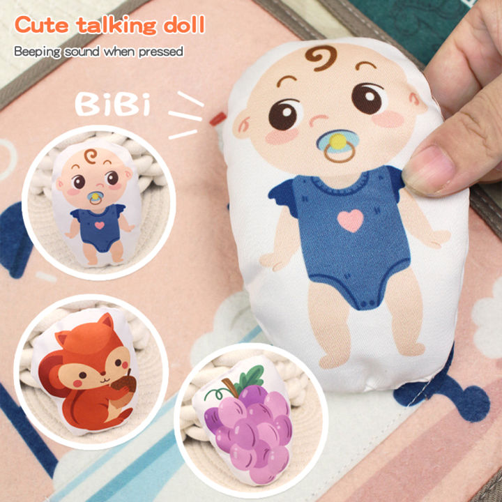 Sweetybayibayi Baby Busy Book 3D Sensory Quiet Cloth Book For Baby Early Learning Sensory Soft Book