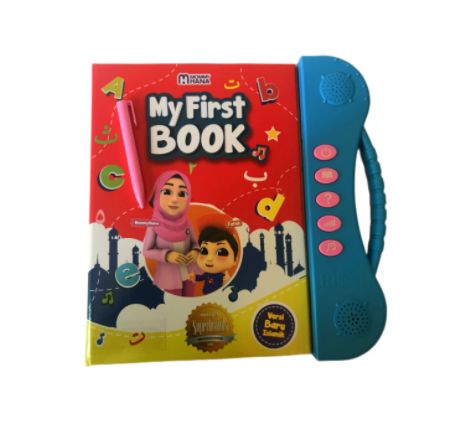 MY FIRST BOOK MOMMYHANA MUSLIM BUKU BELAJAR EDUCATION BAHASA MELAYU JAWI LAGU SUARA EBOOK