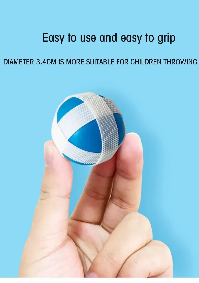 8 PCS Catapult Gun Sticky Ball Throwing Toys Children's Darts Accessories Suction Cup ball Outdoor Sports Sticky Target ball