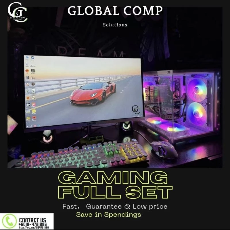 (New) Desktop Komputer / Desktop Gaming Pc / Office Desktop Computer CPU (3 Year Warranty)
