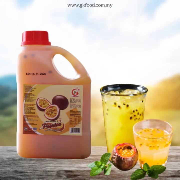 Jus Pekat Buah Markisa G&K 1L || G&K Passion Juice Concentrate 1L