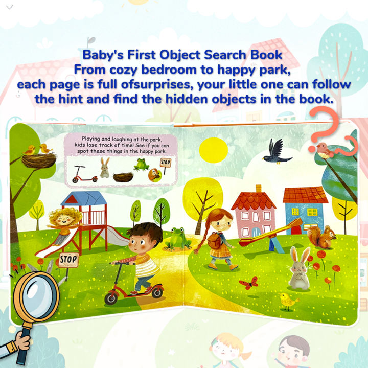 BEAR TALE Lovely Life Seek and Find Book for Kids Exploration Education