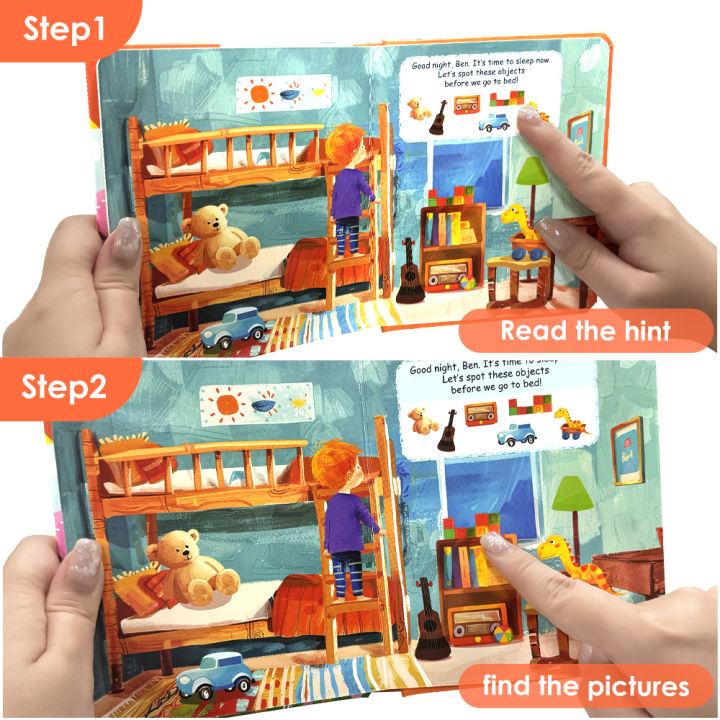 BEAR TALE Lovely Life Seek and Find Book for Kids Exploration Education