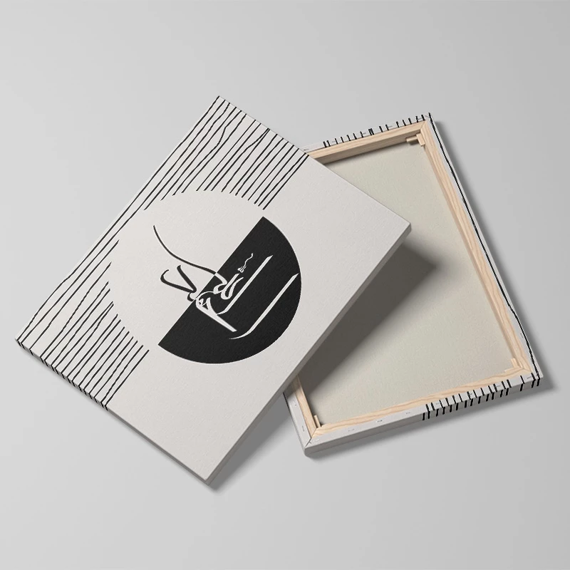 （With Frame）3PCS Islamic Frame Arabic Calligraphy Poster Living Room Decor Canvas Painting With Frame Decorative Frame