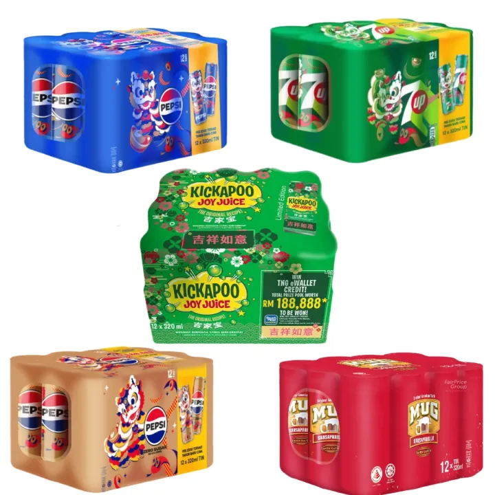 [TKM] Etika Carbonated Drinks 12 x 320ml
