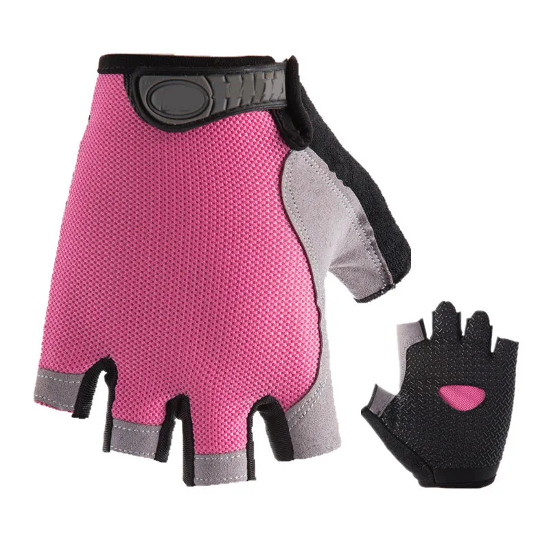 1 Set Fitness Gloves, half finger for men and women training, iron climbing, weightlifting, outdoor mountaineering, anti slip, wear-resistant sports gloves