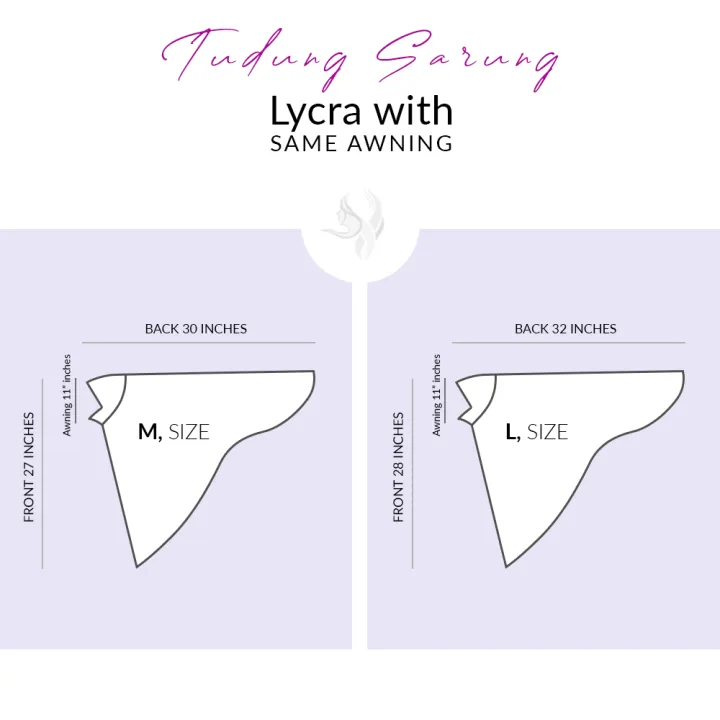 Tudung Sarung Lycra with Same Awning (M & L Size) by Style Inn Muslimah