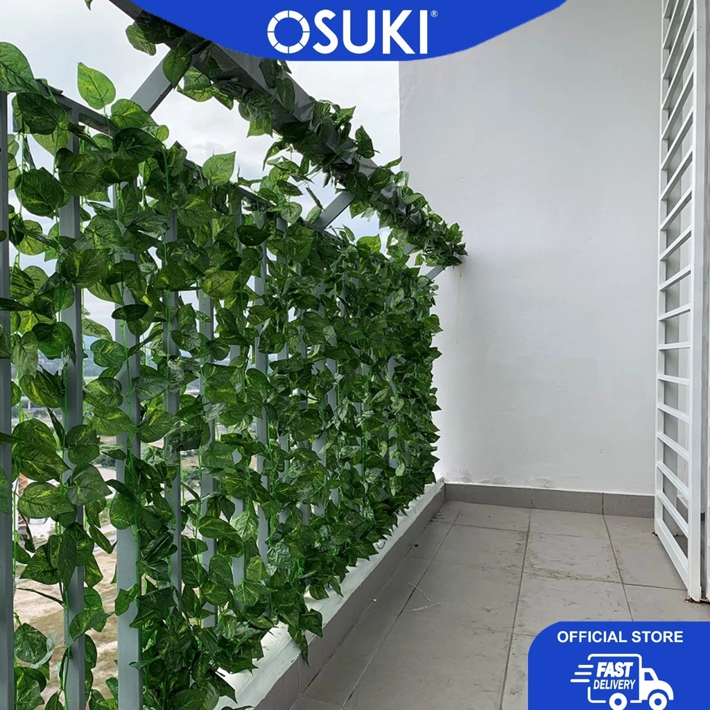 OSUKI Artificial Plant Leaf Home Decor (5 Rolls) | Daun Tumbuhan Tiruan Hiasan Rumah (5 Gulungan)