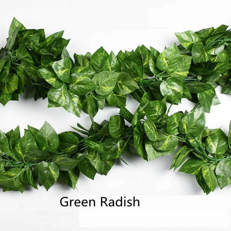 OSUKI Artificial Plant Leaf Home Decor (5 Rolls) | Daun Tumbuhan Tiruan Hiasan Rumah (5 Gulungan)