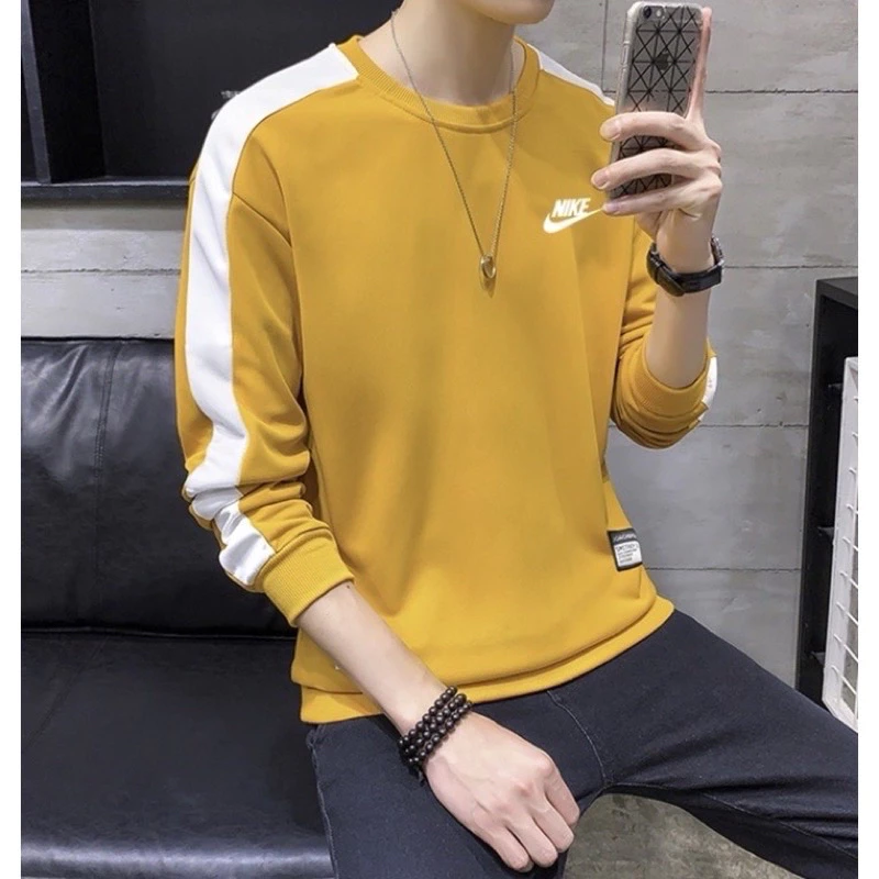 🇲🇾👯‍♂️ 🌟Readystock AD… T-shirt baju lengan panjang yang sederhana di bawah baju musim luruh for men & Women