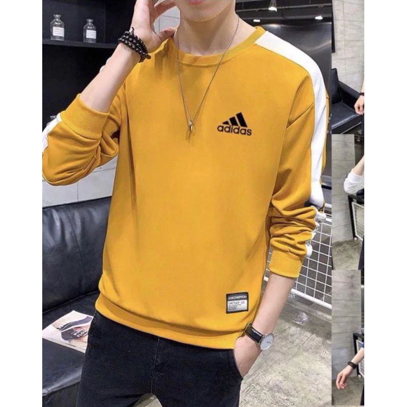 🇲🇾👯‍♂️ 🌟Readystock AD… T-shirt baju lengan panjang yang sederhana di bawah baju musim luruh for men & Women