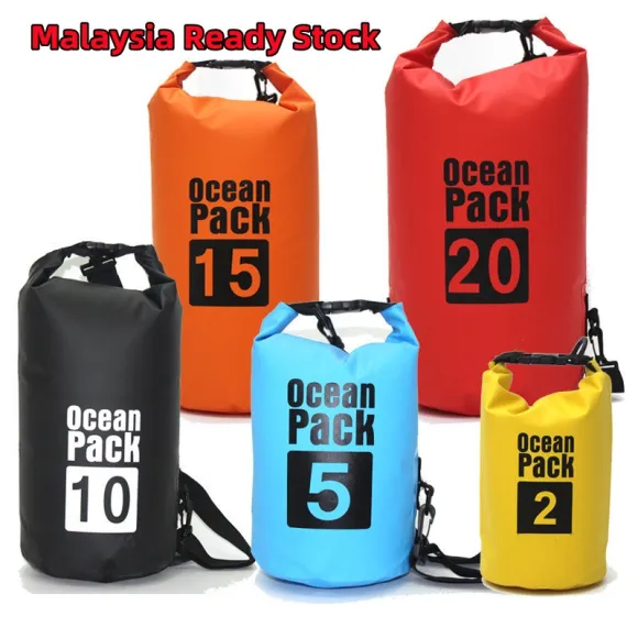 Waterproof Dry Bag 2L 3L 5L 10L 15L 20L Extra Thick Large Capacity Gym Diving Travel Outdoor Fishing Hiking Cycling