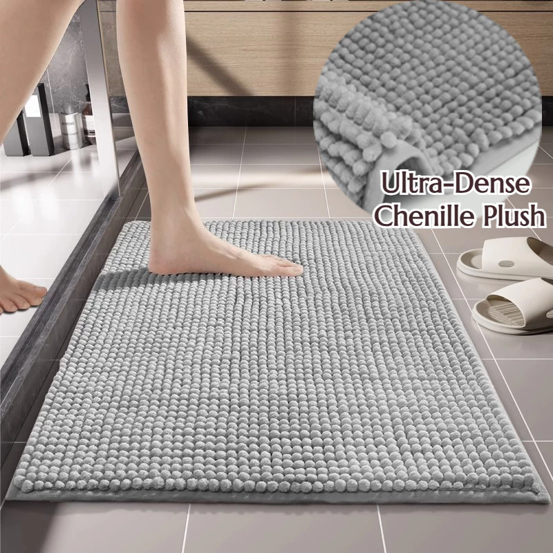 SEVENWOOD Doormat Entrance Indoor Carpet Non Slip Floor Mat Karpet Bathroom Rug Anti Slip Bathroom Mat Dapur Absorbe