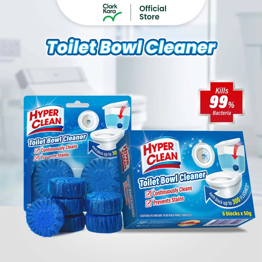 HYPER CLEAN Toilet Cleaner Tablet Auto Toilet Bowl Cleaner Fast Toilet Clean [ EACH up to 300 flushes
