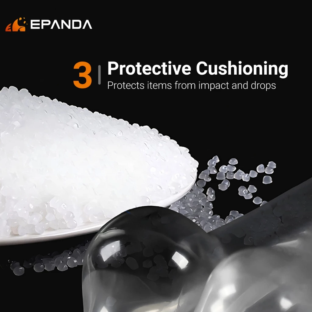 100m Bubble Wrap Air Inflatable Packaging Roll Shockproof Cushion Ecom Packing Wrap Barang Fragile