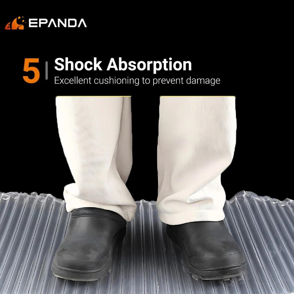 100m Bubble Wrap Air Inflatable Packaging Roll Shockproof Cushion Ecom Packing Wrap Barang Fragile