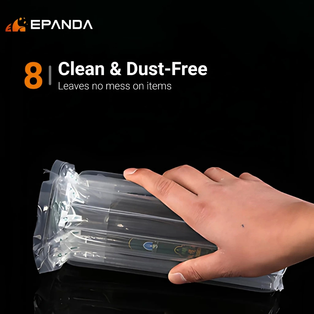 100m Bubble Wrap Air Inflatable Packaging Roll Shockproof Cushion Ecom Packing Wrap Barang Fragile