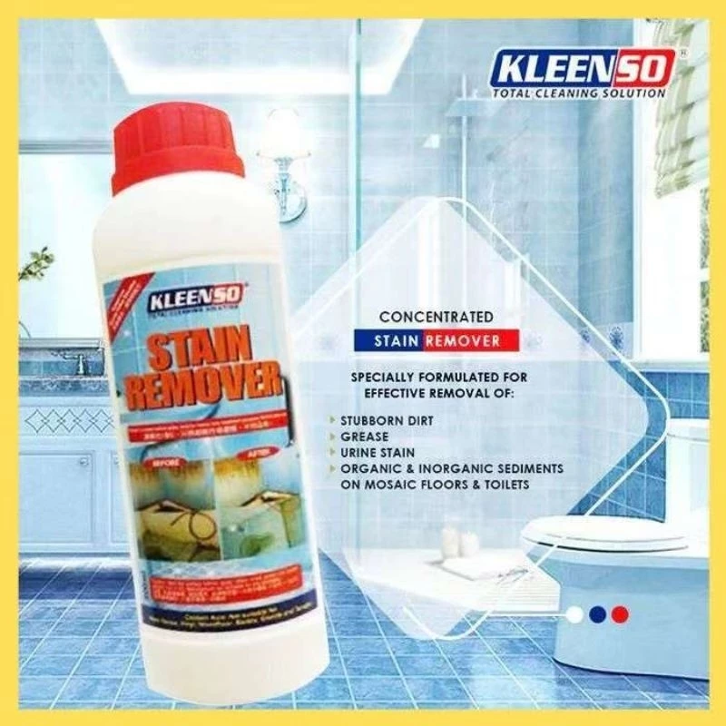 READY STOCK!!! KLEENSO Stain Remover TOTAL CLEANING SOLUTION 1000ml/1L