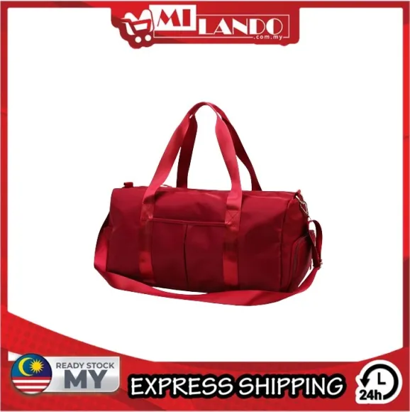 MILANDO Outdoor Sport Bag Shoulder Travel Gym Bag With Shoe compartment (Type 10)