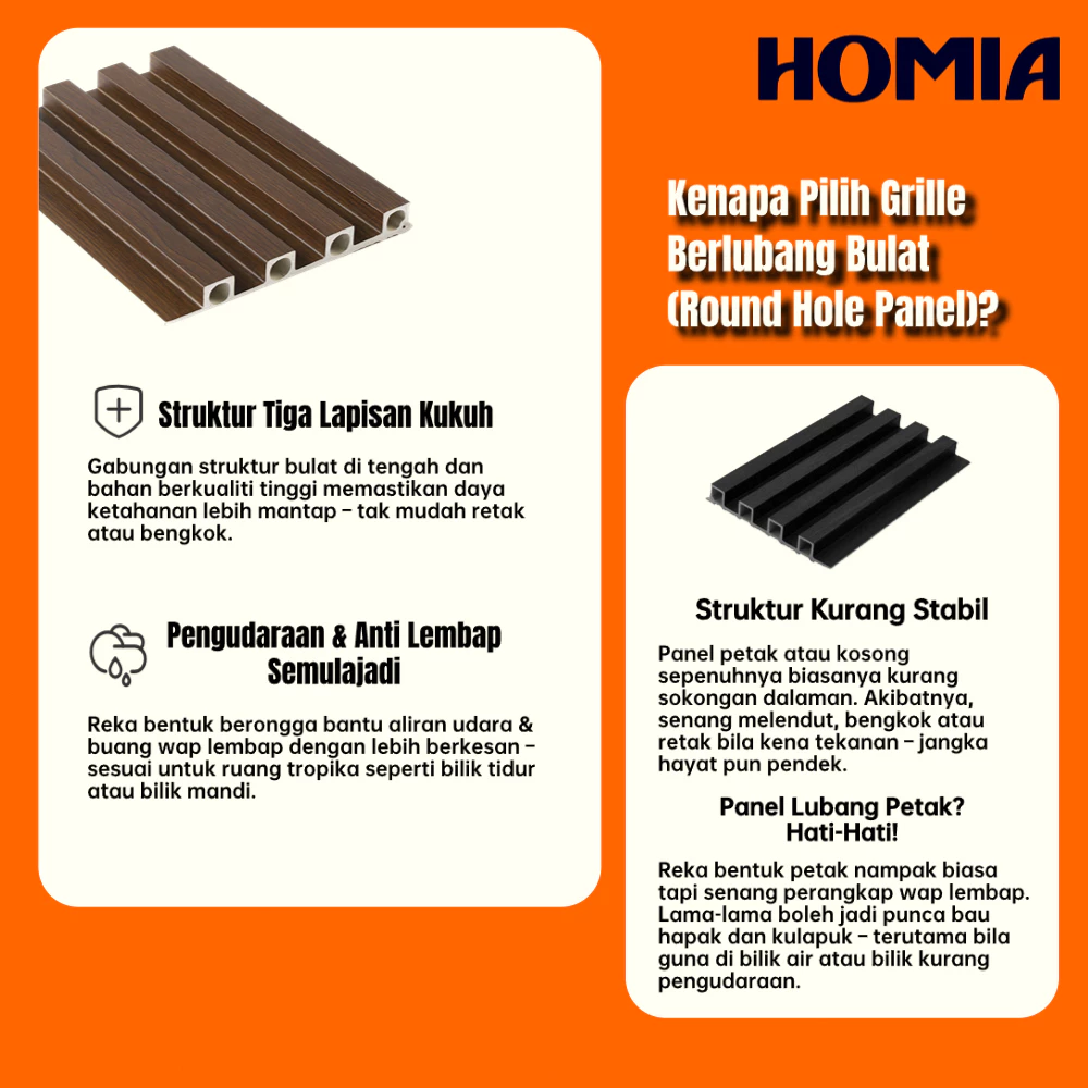 HOMIA Fluted Wall Panel NeoWPC 3D Luxury Design – Waterproof, Fireproof, Durable Decor