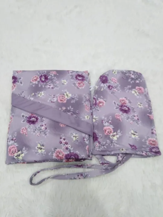 ✨HOT SALE✨ SITI-SK PRINTED TELEKUNG WITH 2 FREE BAGS |TELEKUNG BARU| Prayer Attire| MUSLIMAH FASHION|FLORAL| Dewasa| Free Size| Corak Baru