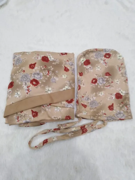 ✨HOT SALE✨ SITI-SK PRINTED TELEKUNG WITH 2 FREE BAGS |TELEKUNG BARU| Prayer Attire| MUSLIMAH FASHION|FLORAL| Dewasa| Free Size| Corak Baru