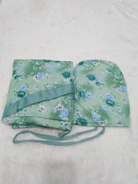 ✨HOT SALE✨ SITI-SK PRINTED TELEKUNG WITH 2 FREE BAGS |TELEKUNG BARU| Prayer Attire| MUSLIMAH FASHION|FLORAL| Dewasa| Free Size| Corak Baru