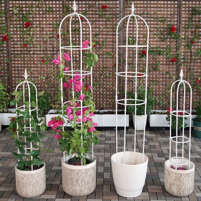 Garden Stand Outdoor Arch Flower Decoration Arch Rack Climbing Flower Stand rose arch solid Garden Stand Climbing flowe