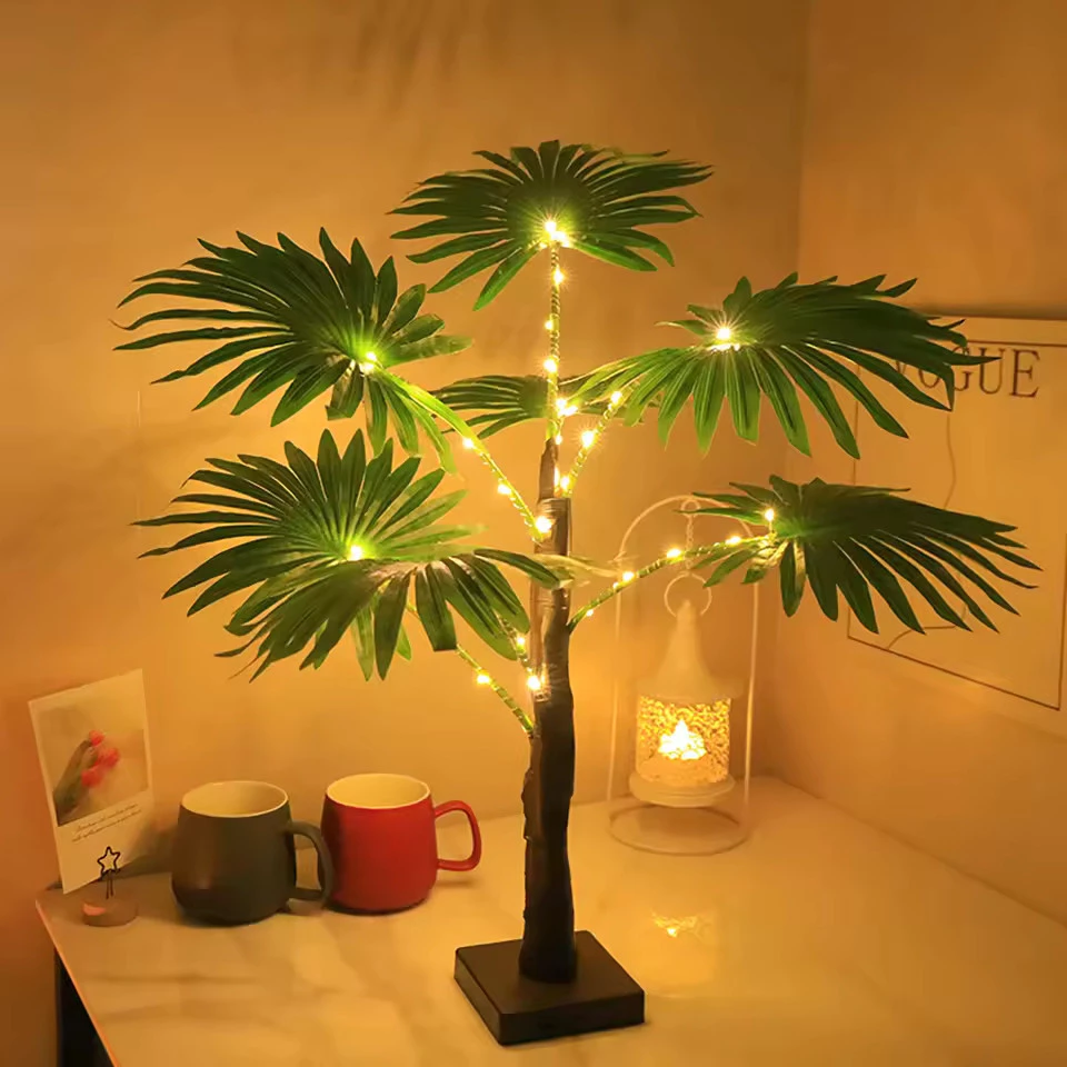 LED Fake Tree Light Decorative Night Light Luminous Tree Light USB&Battery Powered various room Sleep Light