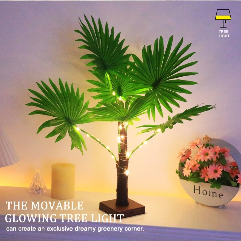 LED Fake Tree Light Decorative Night Light Luminous Tree Light USB&Battery Powered various room Sleep Light