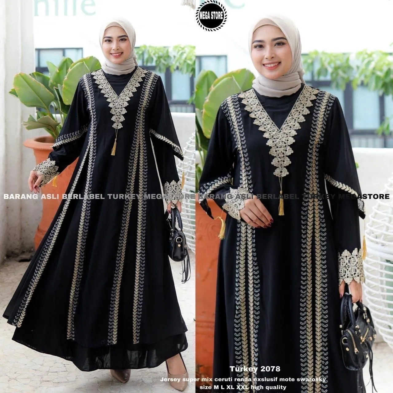 Jubah Abaya Dress Hijabs Fashion Long Dresses Gamis Dresses