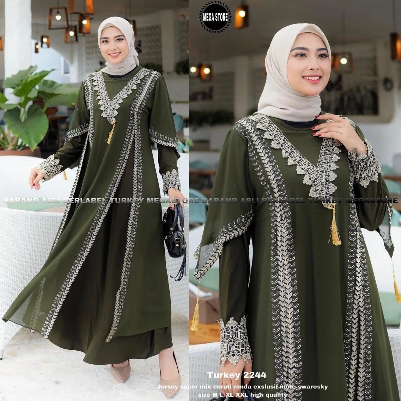 Jubah Abaya Dress Hijabs Fashion Long Dresses Gamis Dresses