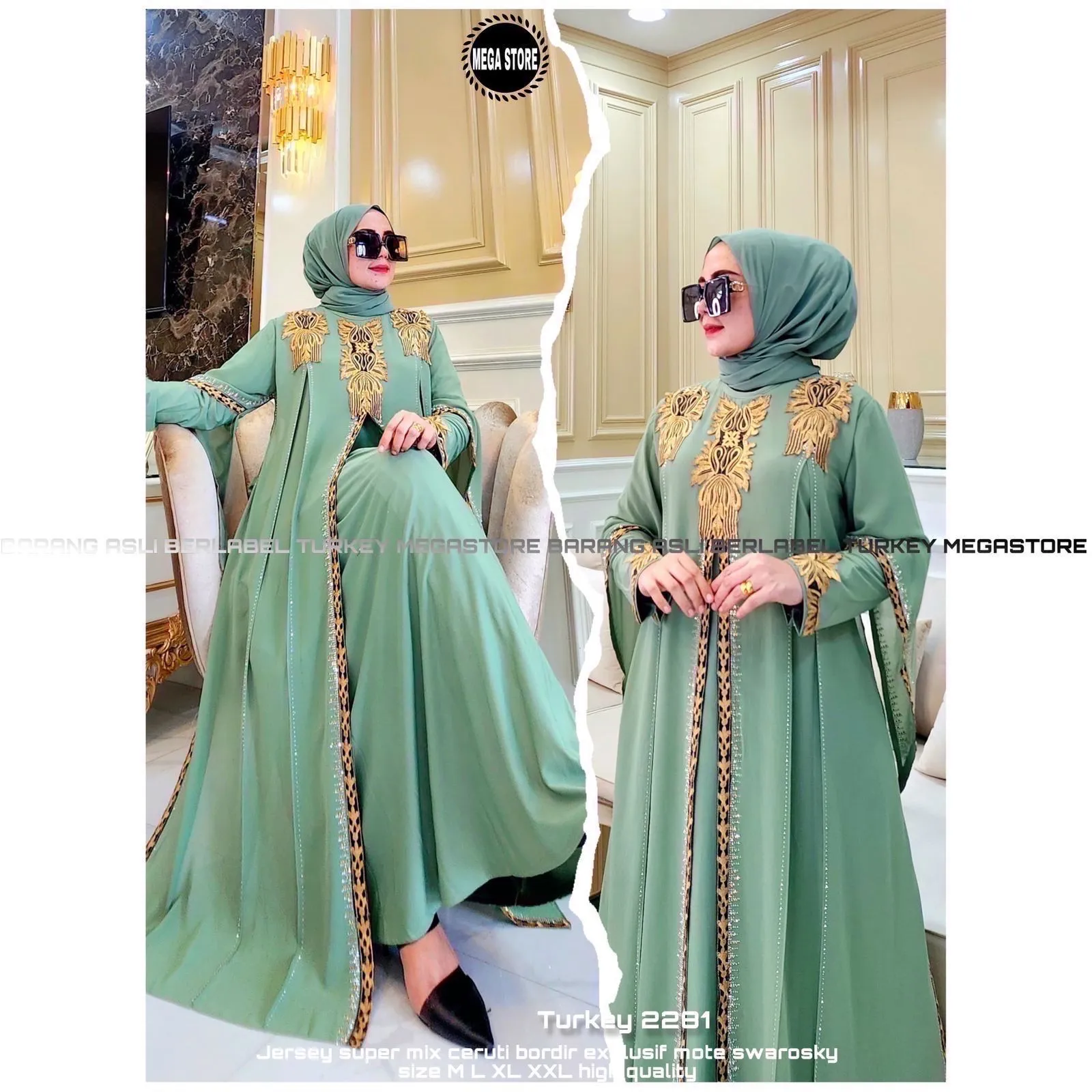 Jubah Abaya Dress Hijabs Fashion Long Dresses Gamis Dresses